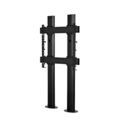 B-Tech MODE-AL - Premium Bolt-Down Single Screen Twin Column UC Stand - (VESA 900 x 800) - 2m