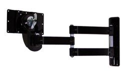 B-Tech Double Arm Flat Screen Wall Mount with Tilt and Swivel