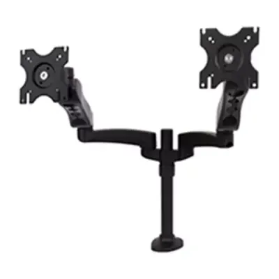 B-Tech Full Motion Twin Flat Screen Desk Mount with Double Arms - Thumbnail 2