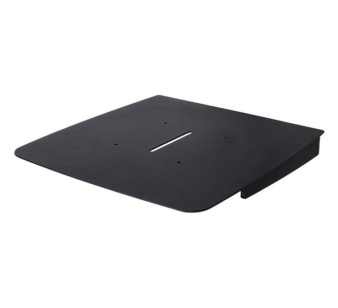 B-Tech Small AV Accessory Shelf (Steel) for Collar Mounting - 300 x 300mm - Image 1