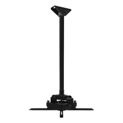 B-Tech SYSTEM 2 - Heavy Duty Projector Ceiling Mount with Micro-adjustment - 1m 50mm Pole