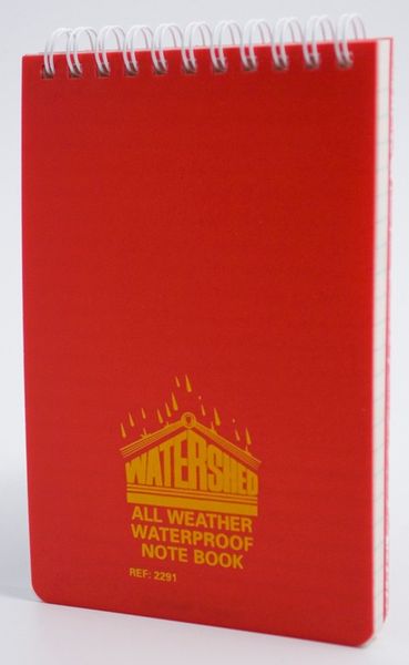 Chartwell Watershed Notebook 156x101mm Lined 50 Pages Red - 2291Z