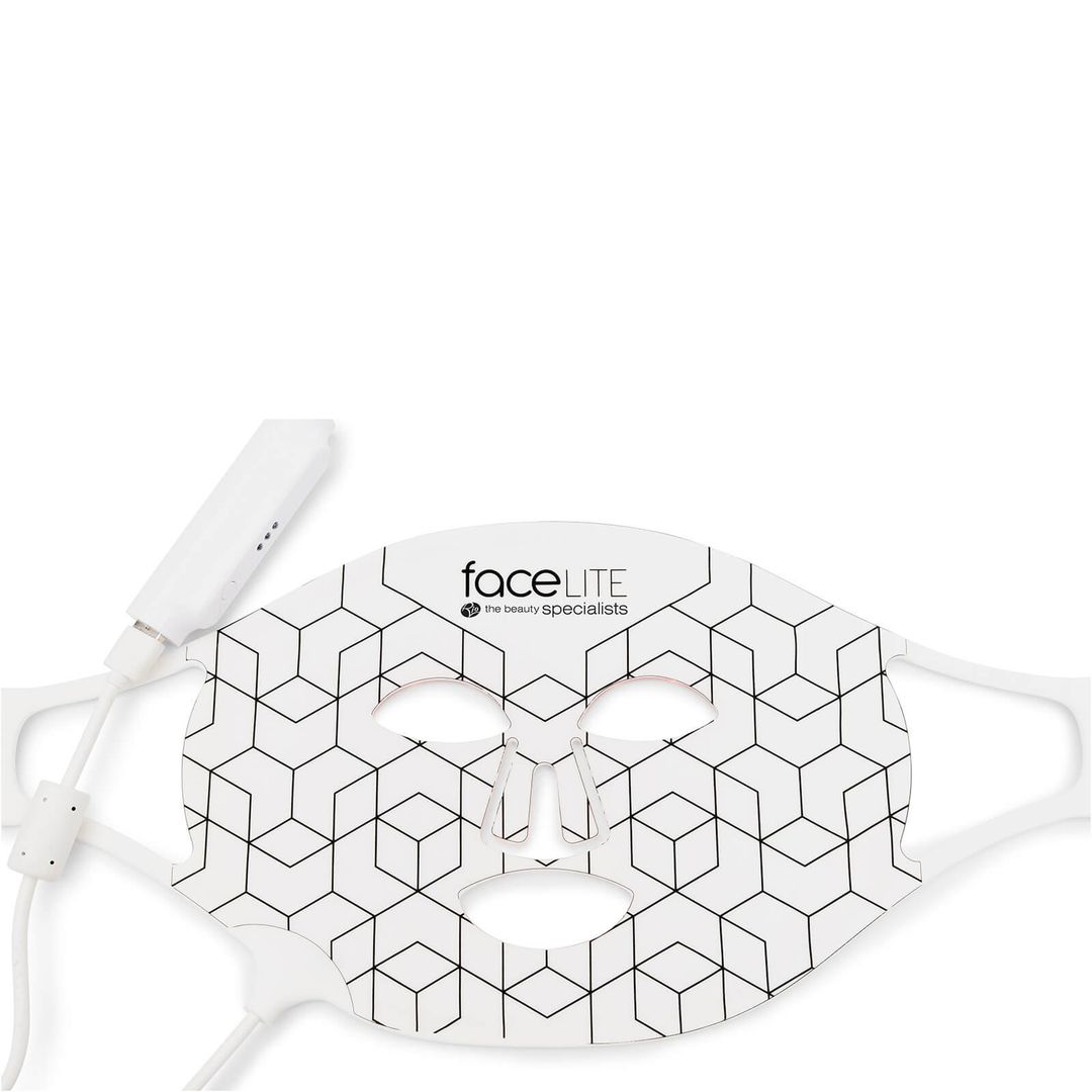 RIO FCLT2 FaceLITE LED Therapy Face Mask, White - Image 1