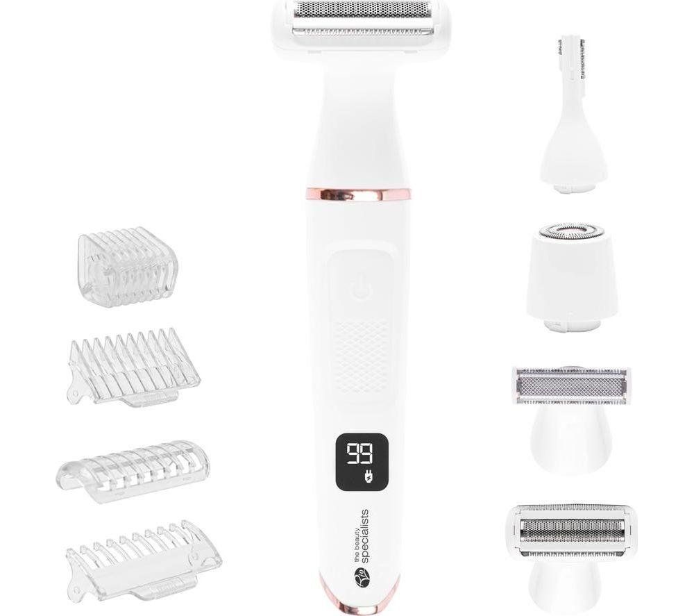 Rio 4-in-1 Lady Shaver & Bikini Trimmer in White - Image 1
