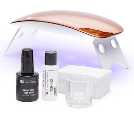 Rio Women's 14 Day Gel Polish Nails in Gold - Thumbnail 2