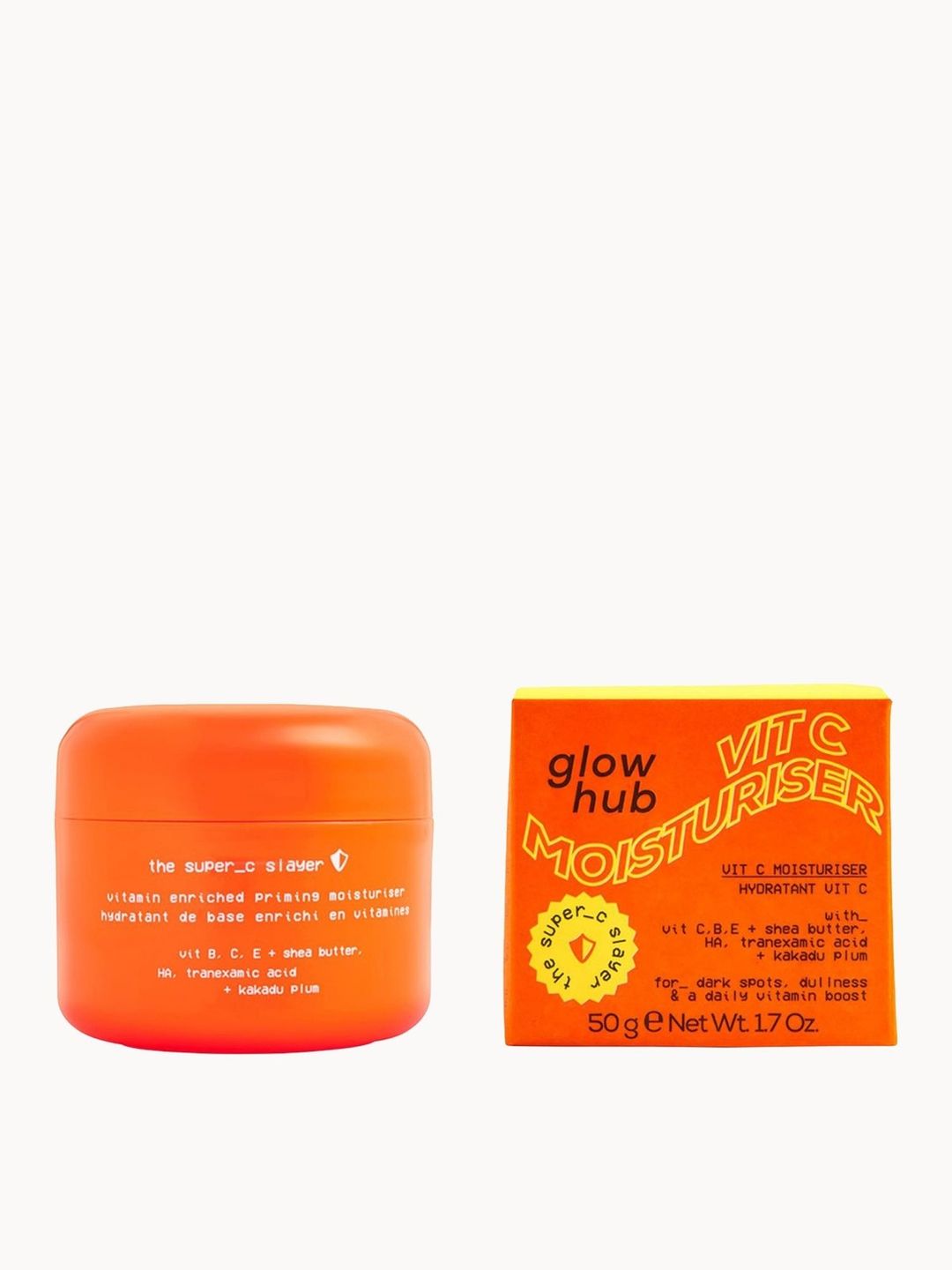 Glow Hub The Super C Slayer Vitamin Enriched Priming Moisturiser 50g - Image 1