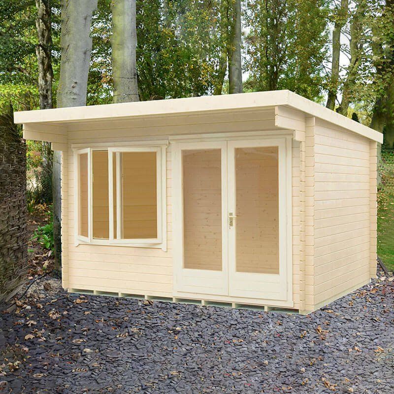 Shire Belgravia 3.6m x 3.6m Log Cabin (28mm) - Image 1