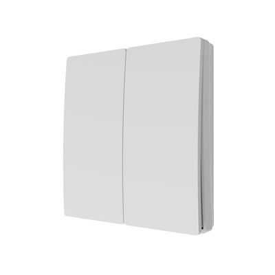 Culina 2 Gang Kinetic Push Switch White