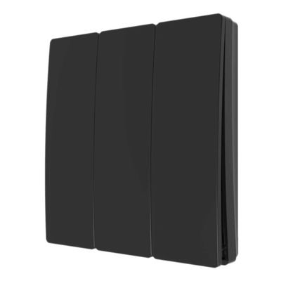 Culina 3 Gang Kinetic Push Switch Black