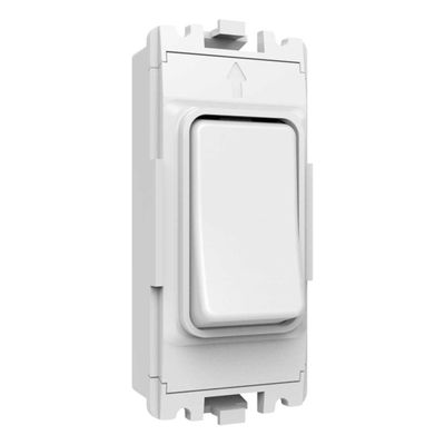 Culina 1 Gang Grid Kinetic Switch White