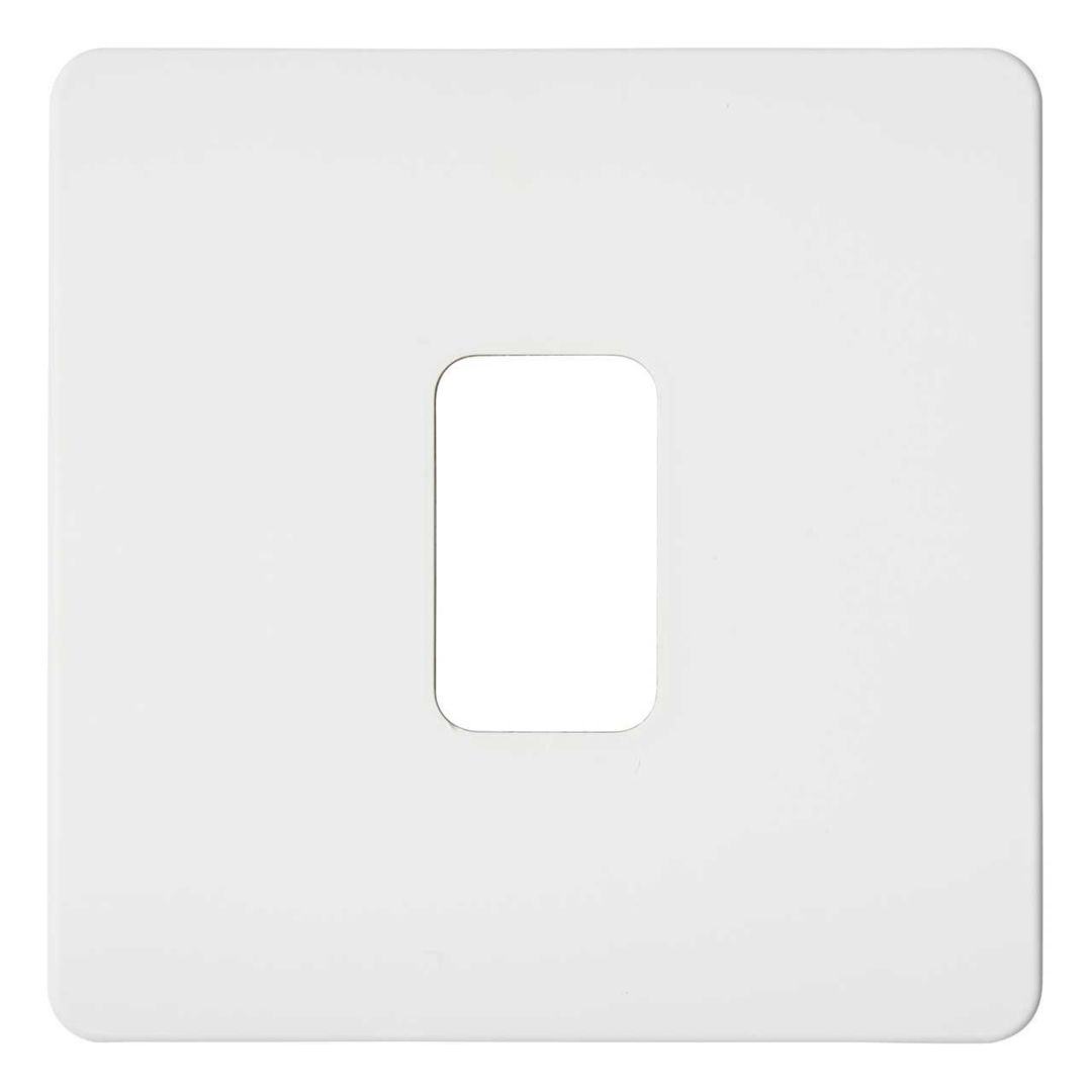 Culina 1 Gang Slimline Surround For Kinetic Switch White - Image 1