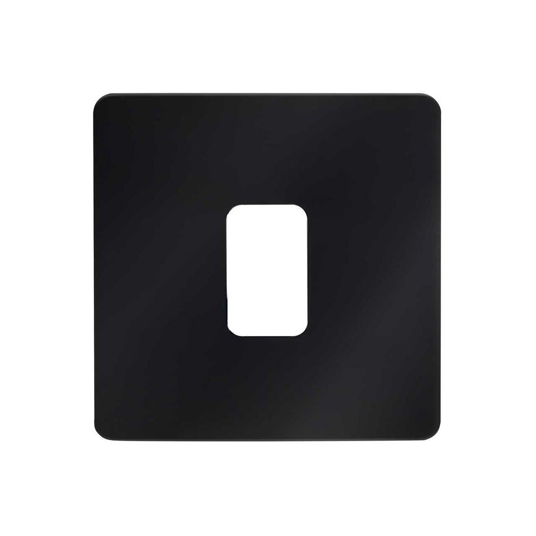 Culina Kinetic Plated 1 Gang Surround Black Chrome - Image 1