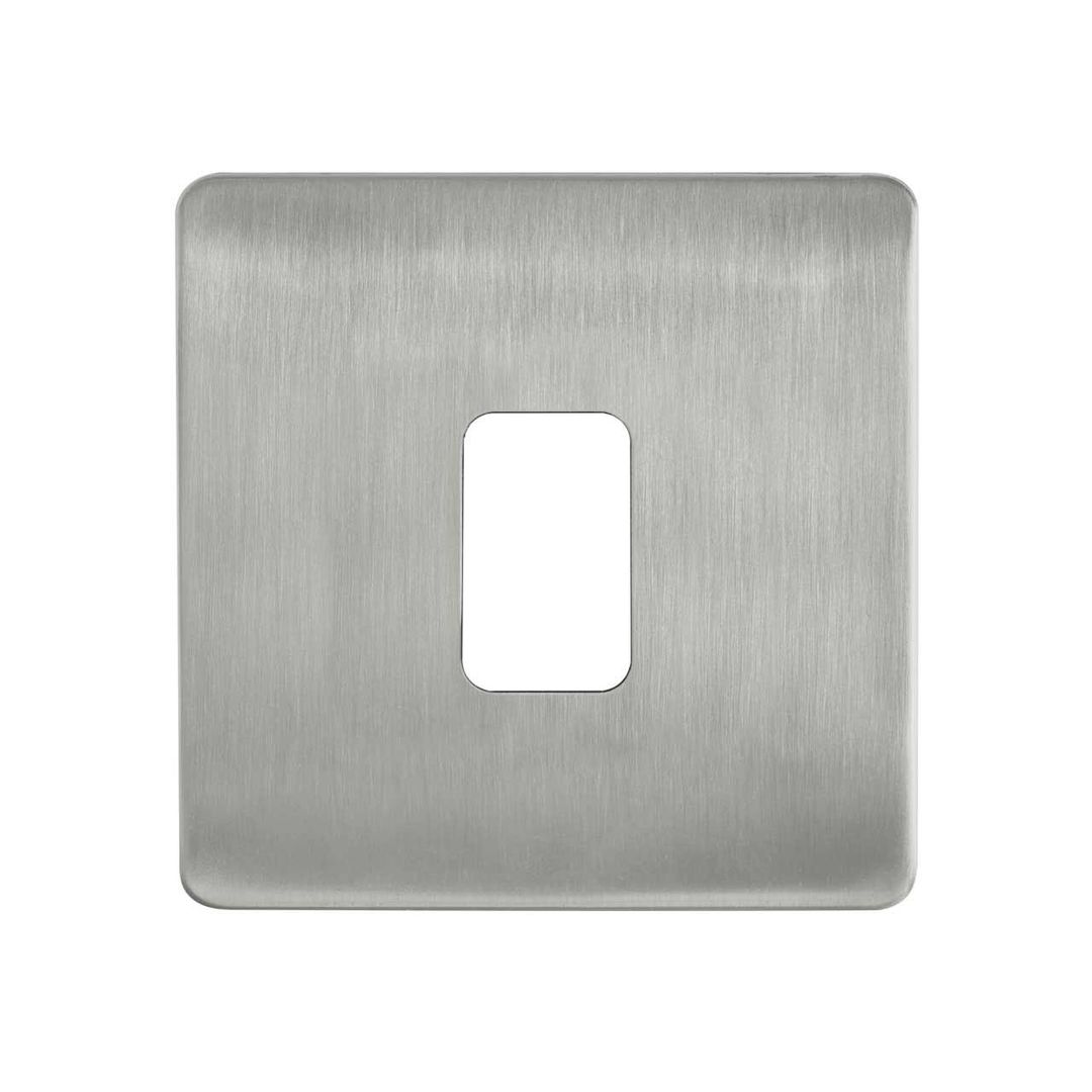Culina Kinetic Plated 1 Gang Surround Satin Nickel - Image 1