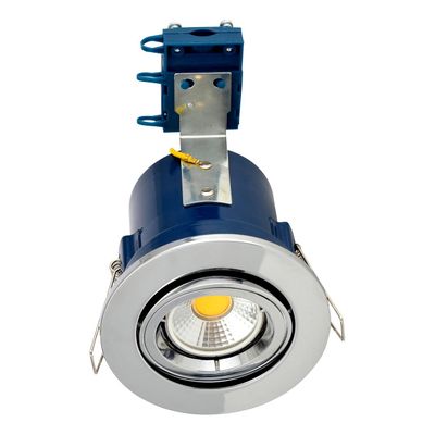 Electralite Yate Tiltable Fire Rated Downlight IP20 Chrome
