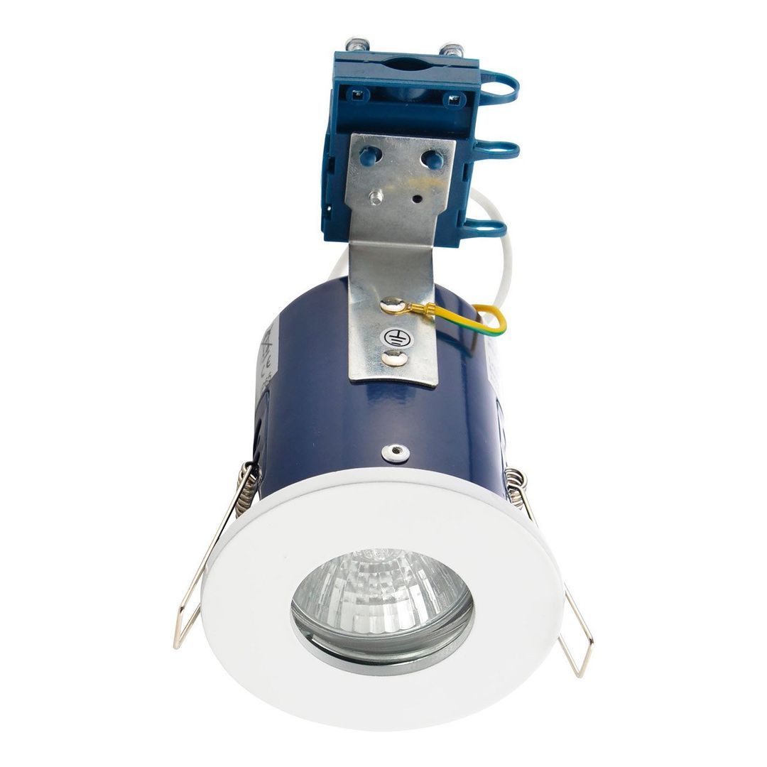 Electralite Yate Fire Rated Downlight IP65 White - Image 1