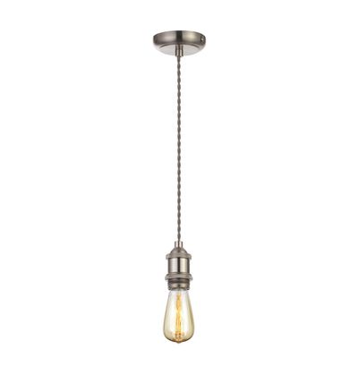 Inlight Dale E27 Pendant Cord Set Satin Nickel
