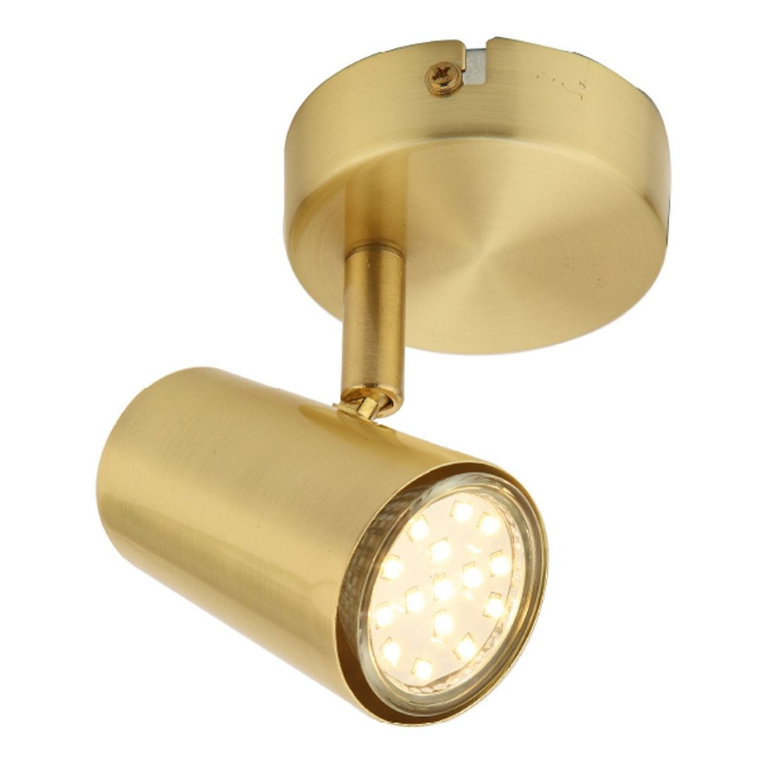 Inlight Harvey Adjustable Ceiling Spotlight Satin Brass - Image 1