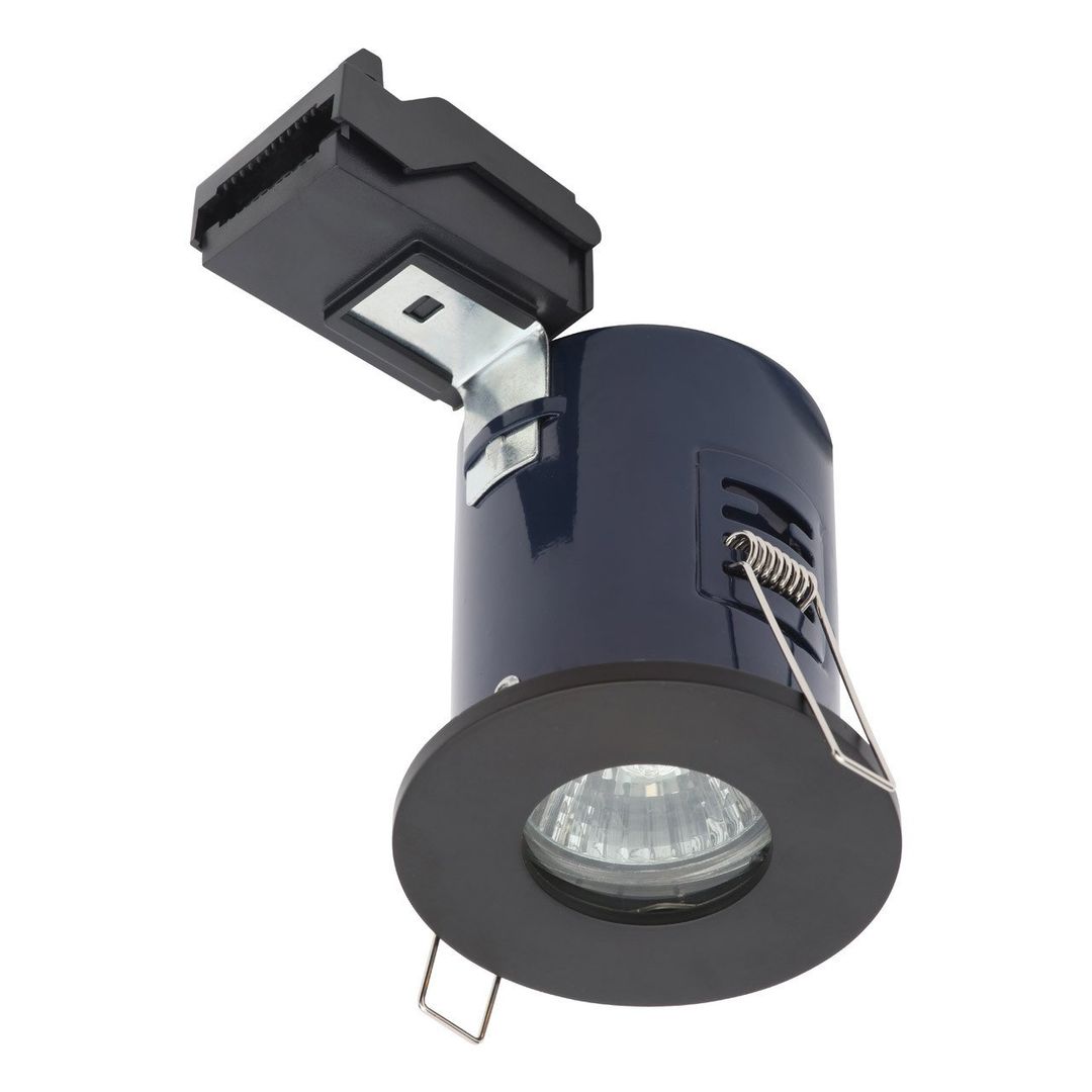 Electralite Yate Fire Rated Downlight IP65 Matte Black - Image 1