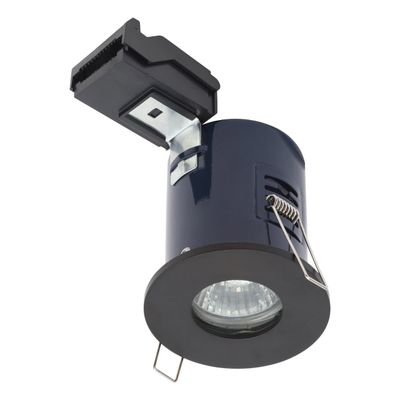Electralite Yate Fire Rated Downlight IP65 Matte Black