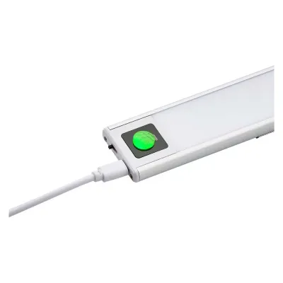 Culina LED 200mm Under Cabinet Light 1W Rechargeable Cool White 4000K Opal in Silver - Thumbnail 2