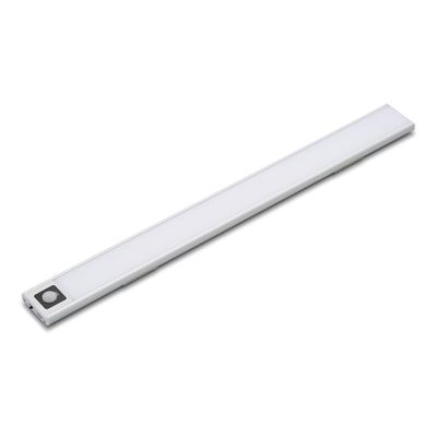 Culina Rechargeable LED 400mm Under Cabinet Light 2W Cool White Opal in Silver
