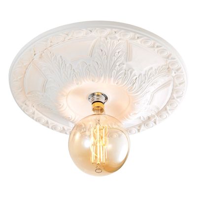Inlight 500mm Motril Paintable Ceiling Mount White