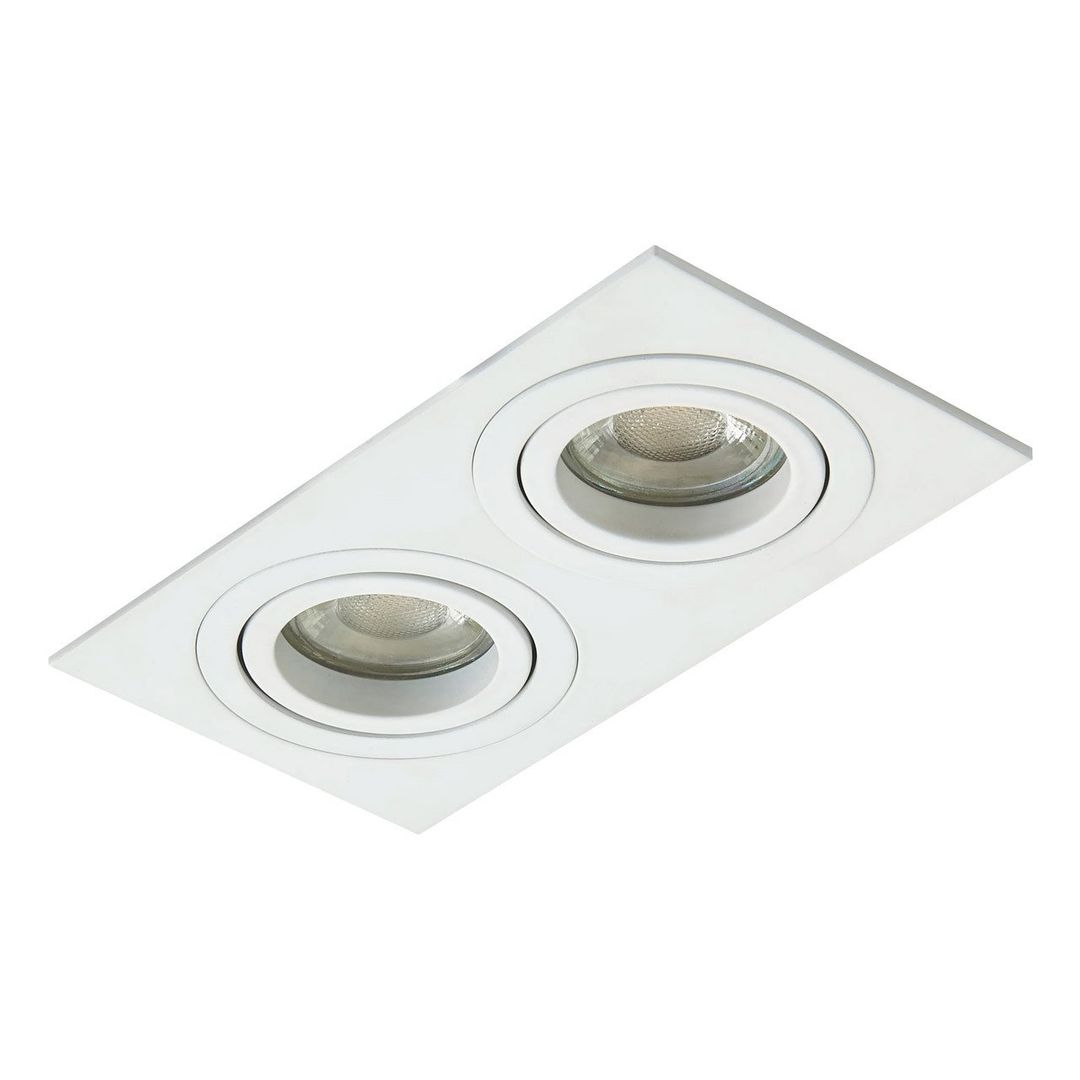 Inlight Pasto Double Adjustable Downlight White - Image 1
