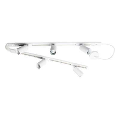 Inlight Cayo 5 Head 2 x 0.8m Track Light Kit in White