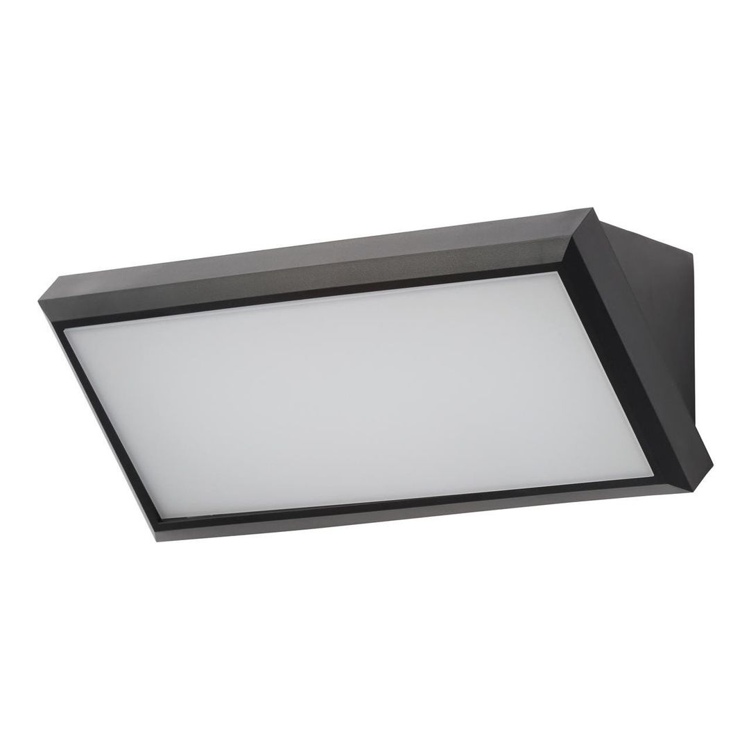 Coast Luton LED Bulkhead 12W Cool White in Black Outdoor Exterior - Image 1