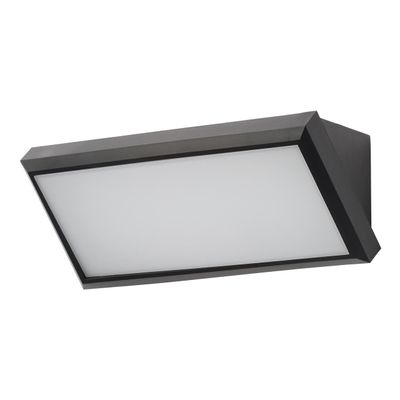 Coast Luton LED Bulkhead 12W Cool White in Black Outdoor Exterior
