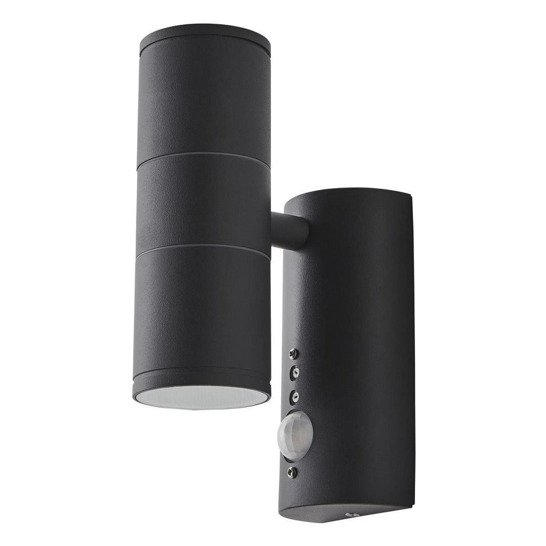 Coast Islay Up and Down Wall Light PIR Sensor in Anthracite Outdoor Exterior - Image 1