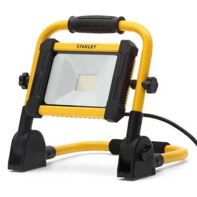Stanley 20W LED Folding Work Light in Black & Yellow