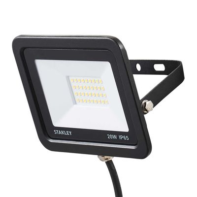 Stanley 20W Slimline LED Floodlight in Black