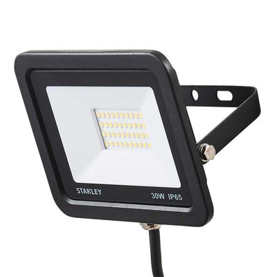 Stanley 30W Slimline LED Floodlight in Black