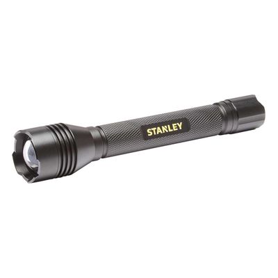 Stanley 280 Lumen Battery Powered LED Adjustable Hand Torch in Black & Yellow