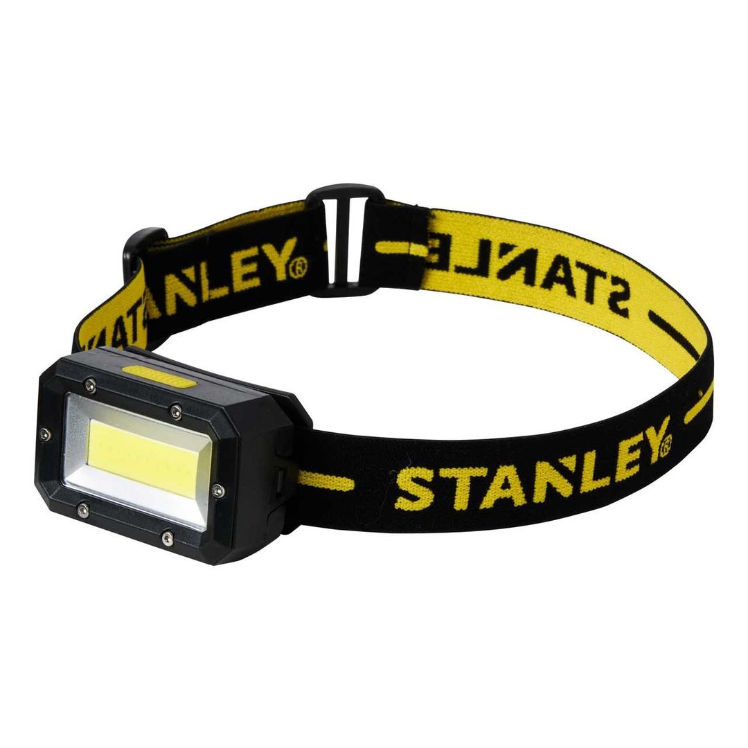 Stanley Battery Powered LED Head Torch in Black & Yellow - Image 1