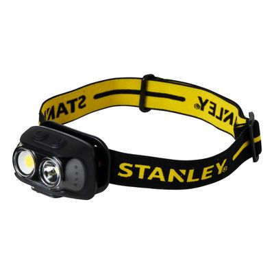 Stanley 650 lumen Rechargeable LED Head Torch in Black