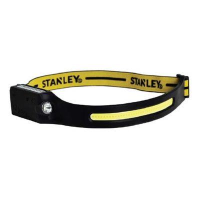 Stanley Rechargeable LED Head Torch in Black & Yellow