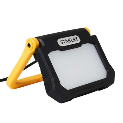 Stanley 20W LED Mains Worklight in Black & Yellow