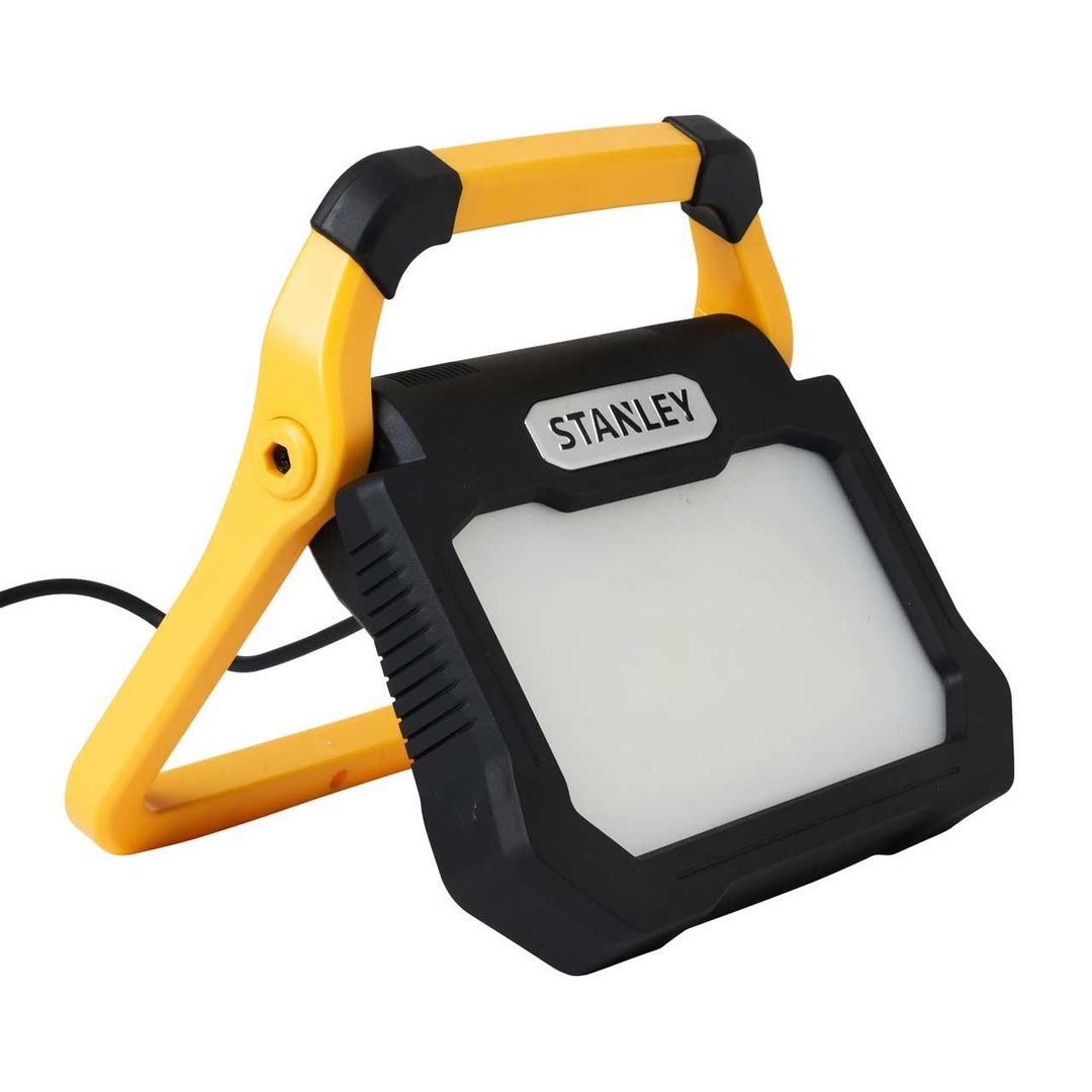 Stanley 80W LED Mains Worklight in Black & Yellow - Image 1