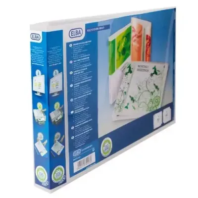 Elba 100080803 ring binder A3 Transparent - Thumbnail 2