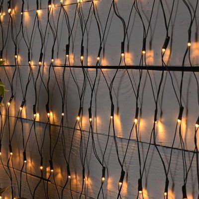 Festive Indoor & Outdoor 175cm x 120cm Firefly Net Light Warm White LEDs