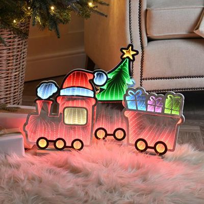 Festive 70cm Train Infinity Light