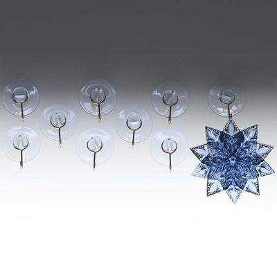 Festive Pack Of 12 35mm Multi-Purpose Suction Cups - Hook