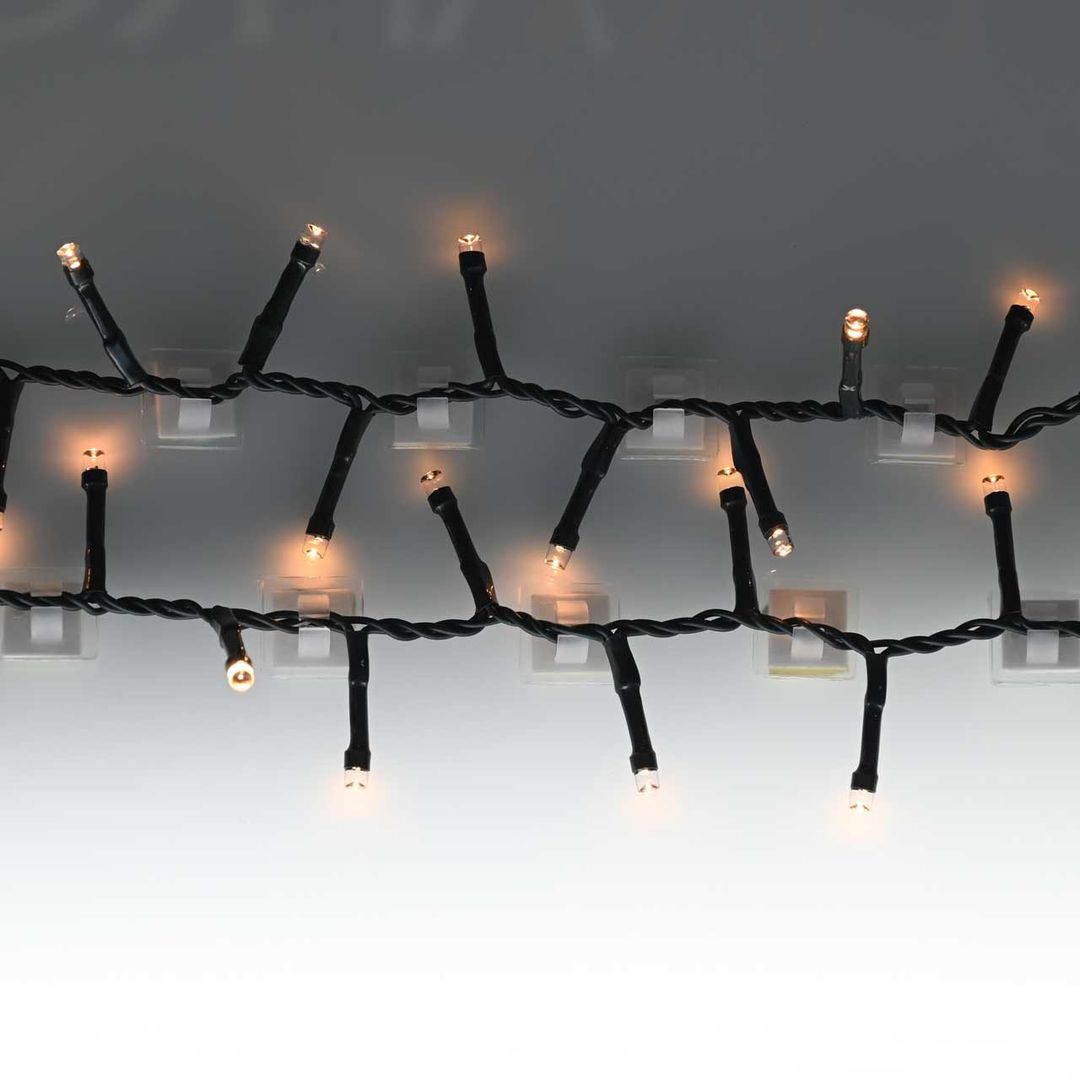 Festive Pack Of 24 Light Clips With Adhesive Pads - Image 1