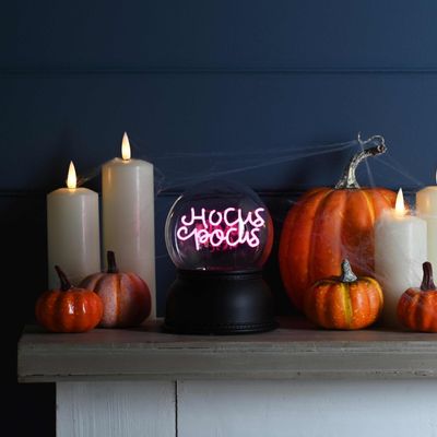 Festive 14cm Battery Operated Hocus Pocus Lit Globe