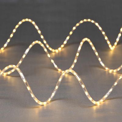 Festive 6.4m LED Snowing Effect Rope Light Warm White