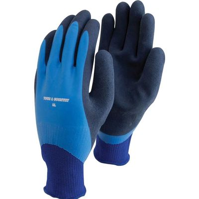 Town and Country Mastergrip Waterproof Grip Gloves Blue XL