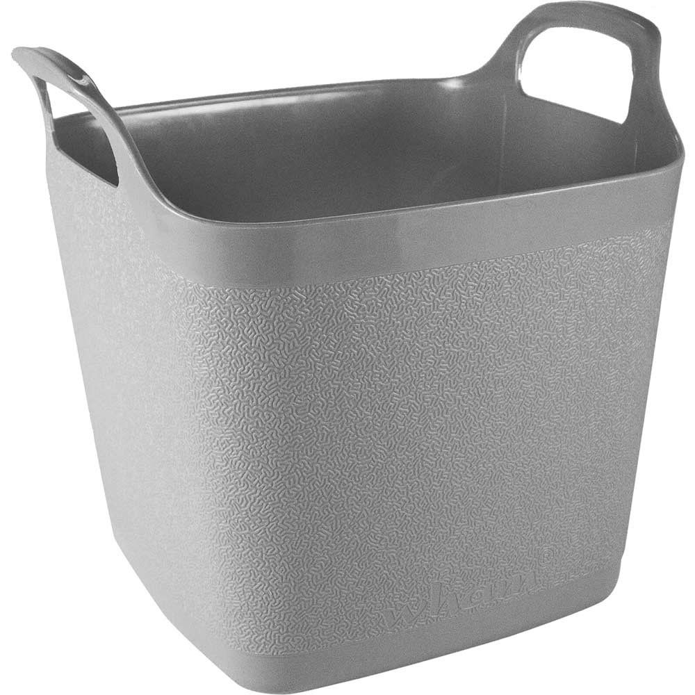 Town and Country Square Flexi Tub Flexible Bucket 15l Grey - Image 1