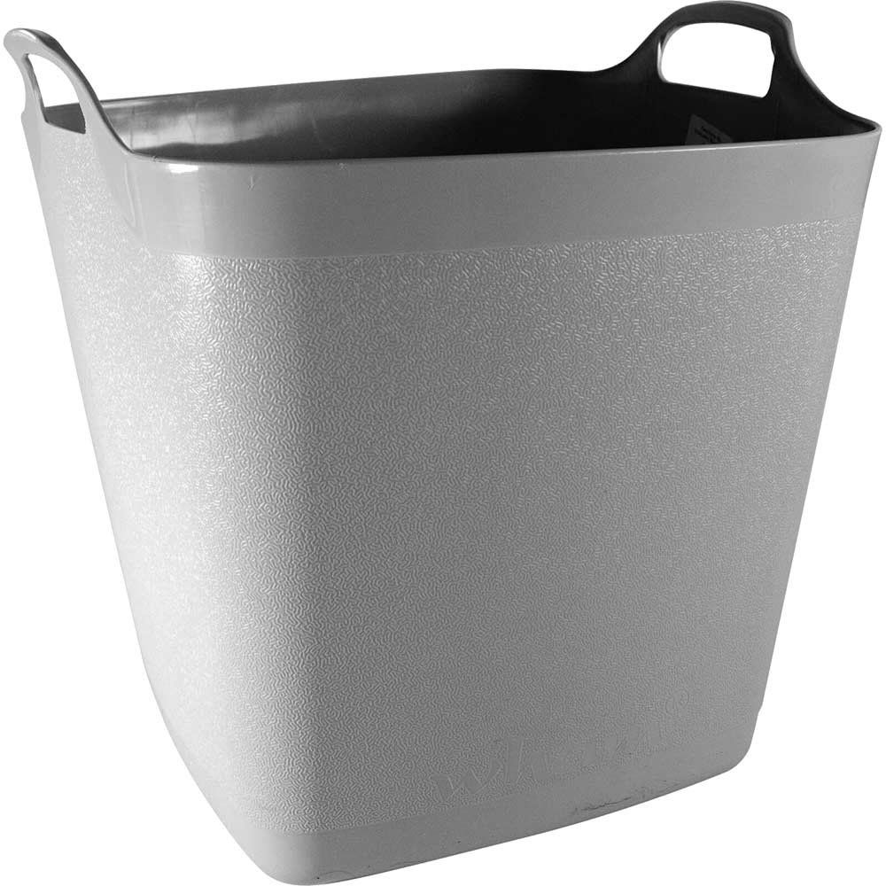 Town and Country Square Flexi Tub Flexible Bucket 40l Grey - Image 1